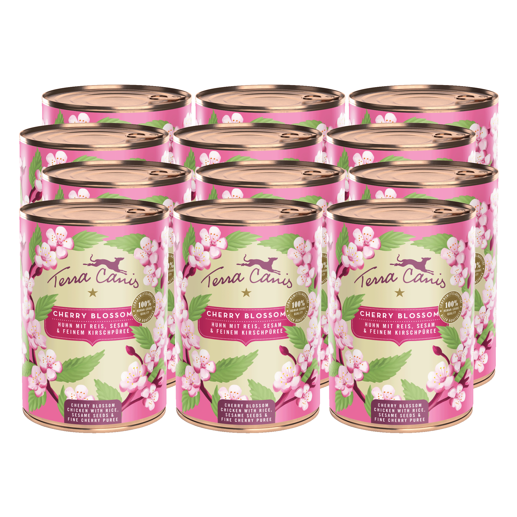 Cherry Blossom: Huhn mit Reis, Sesam und feinem Kirschpüree Cherry Blossom: Huhn mit Reis, Sesam und feinem Kirschpüree