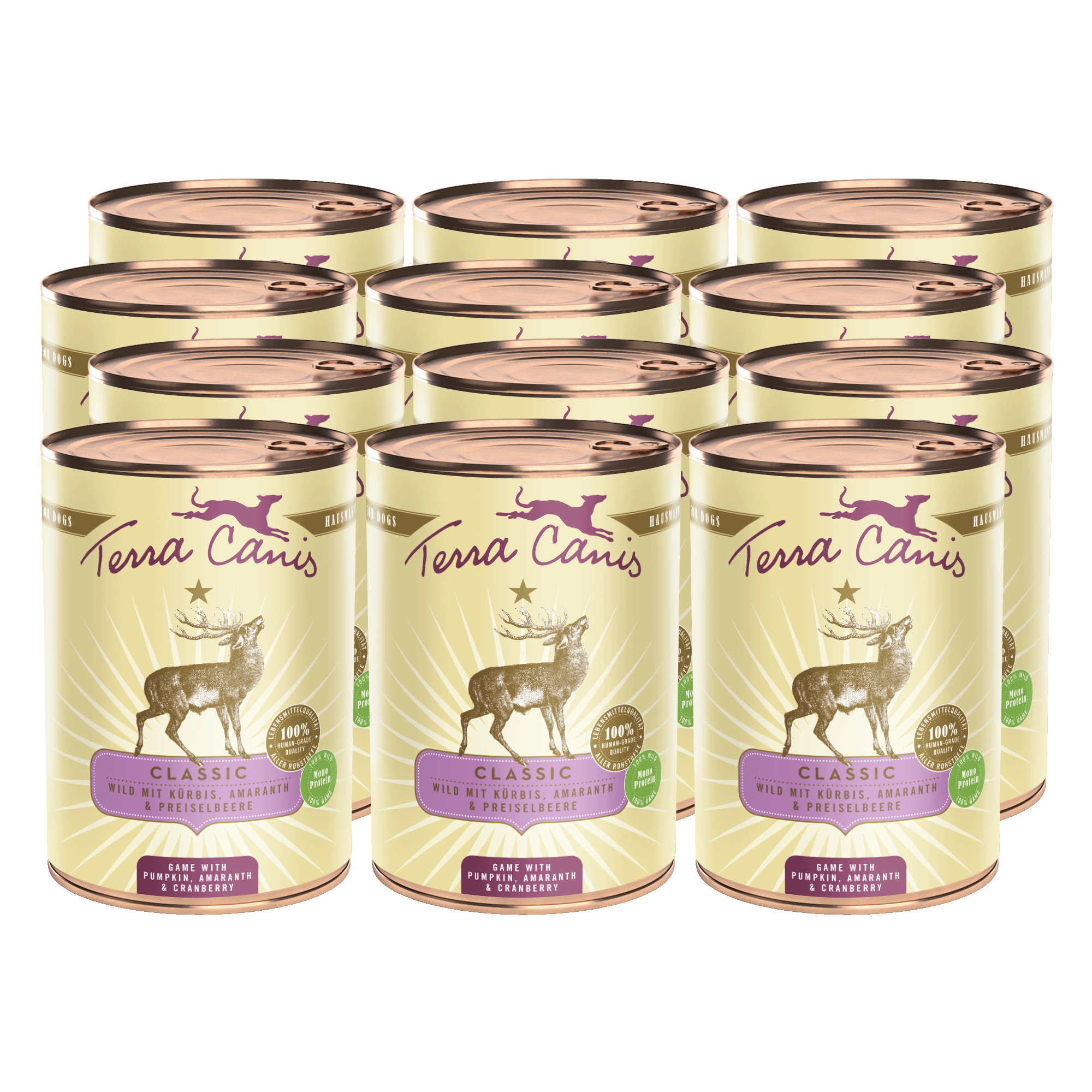 Wild mit Kürbis, Amaranth und Preiselbeere