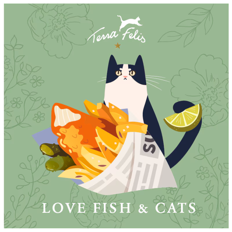 TF Magnet Love Fish & Cats