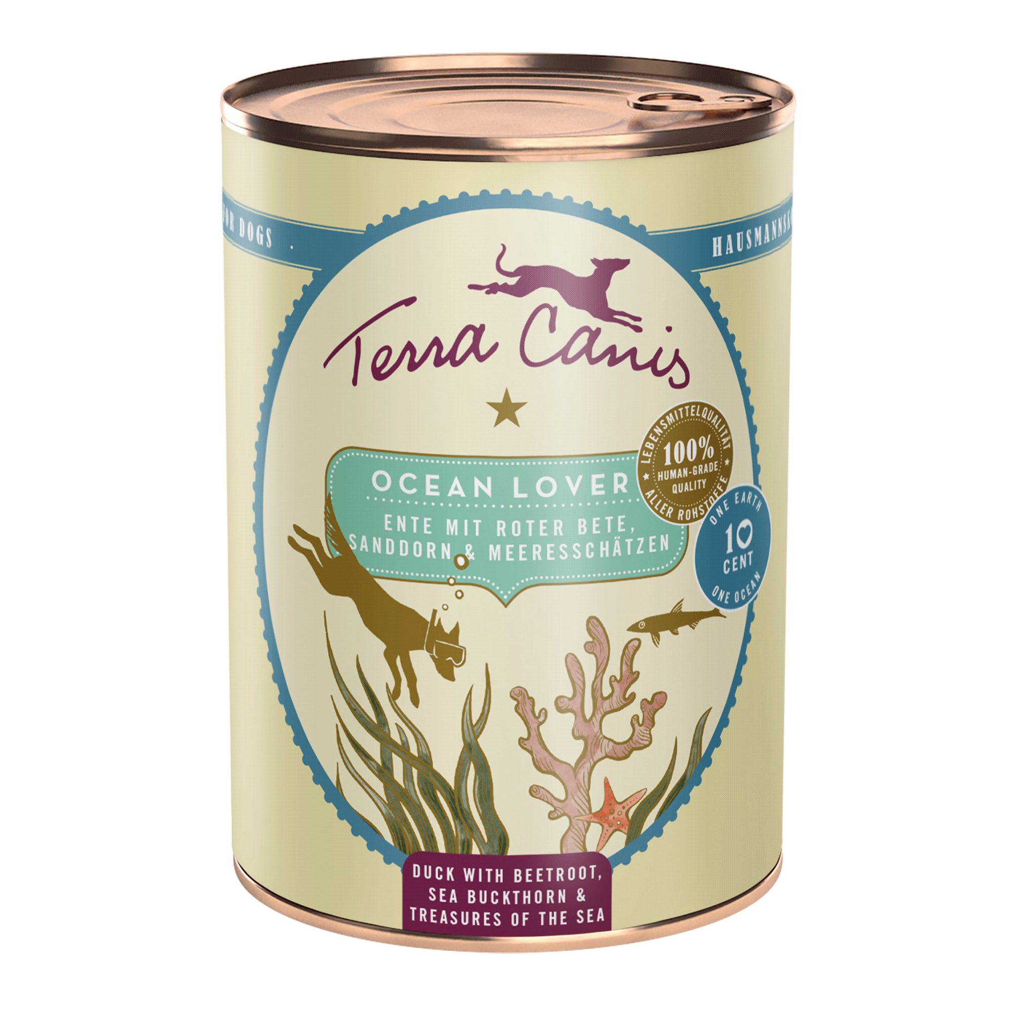 Ocean Lover – Ente mit Roter Bete, Sanddorn und Meeresschätzen