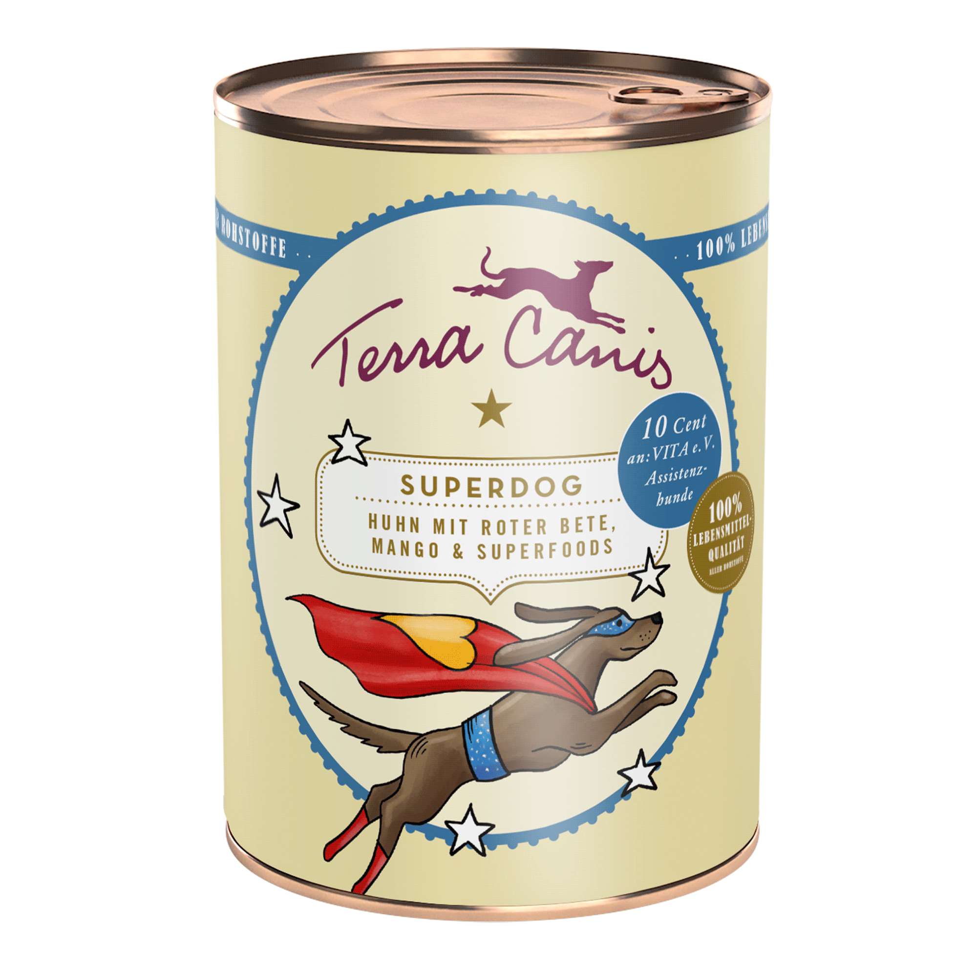 Superdog – Huhn mit roter Bete, Mango und Superfoods