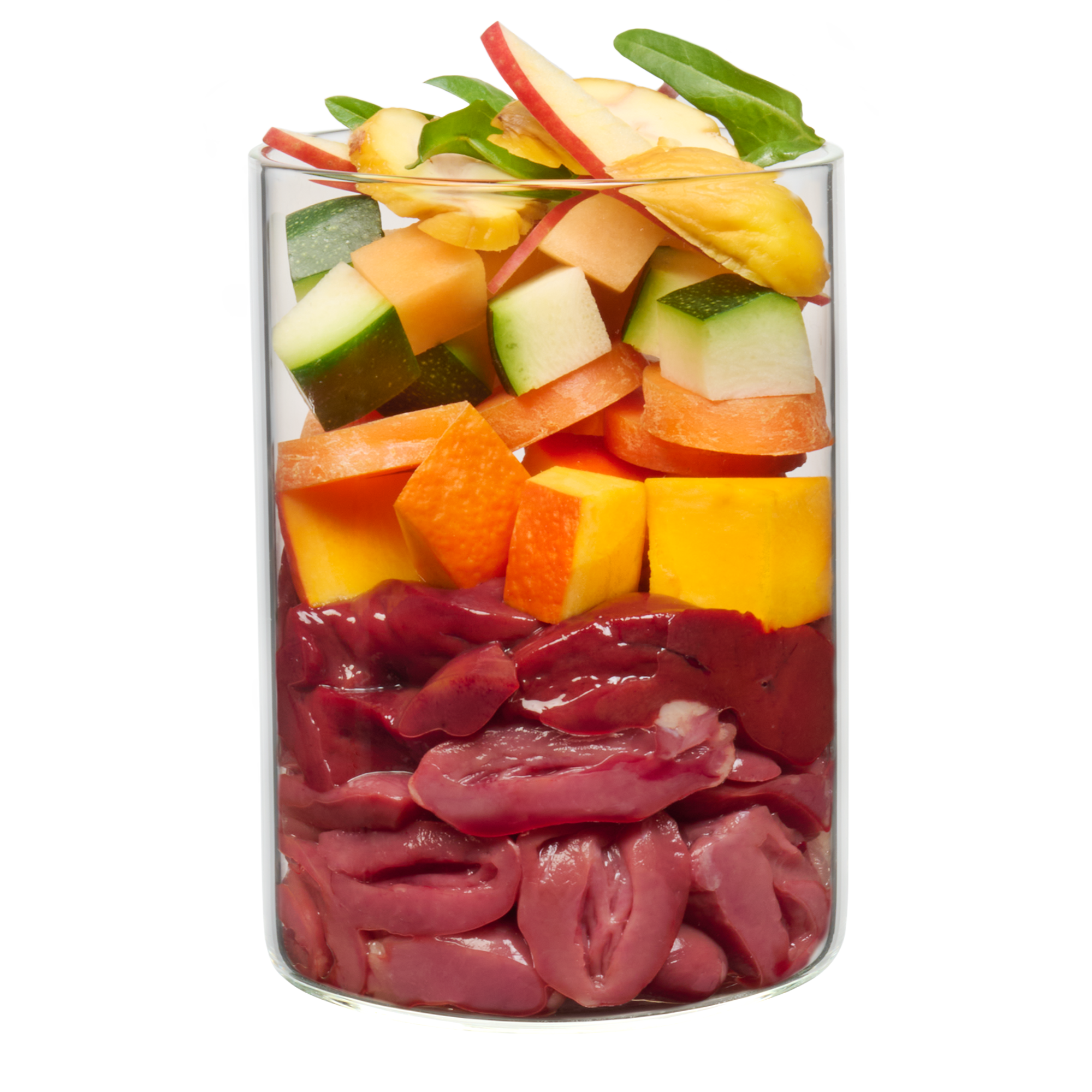 Pato con calabaza, fresa y saúco
