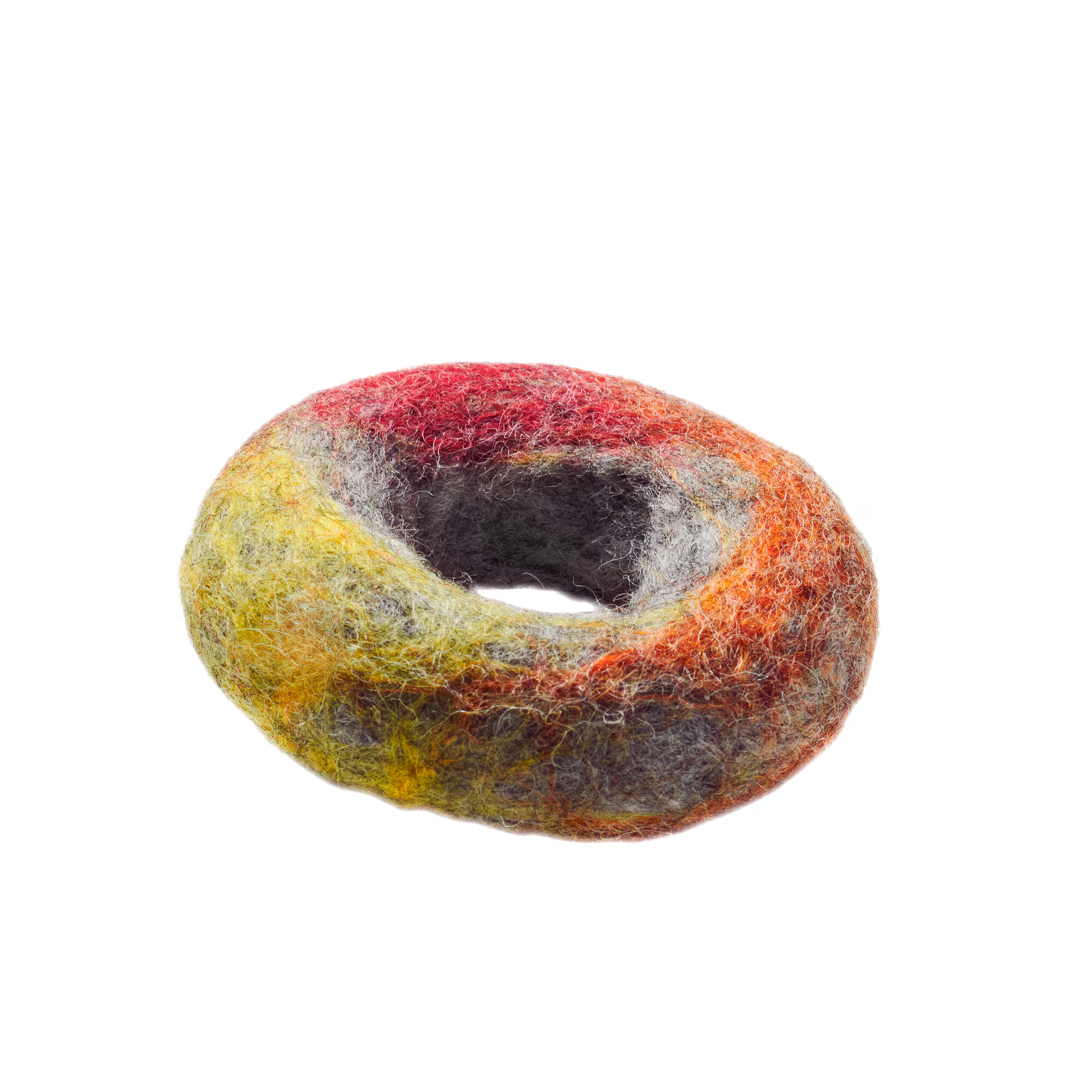 Toy Katze Filzring 7 cm, bunt