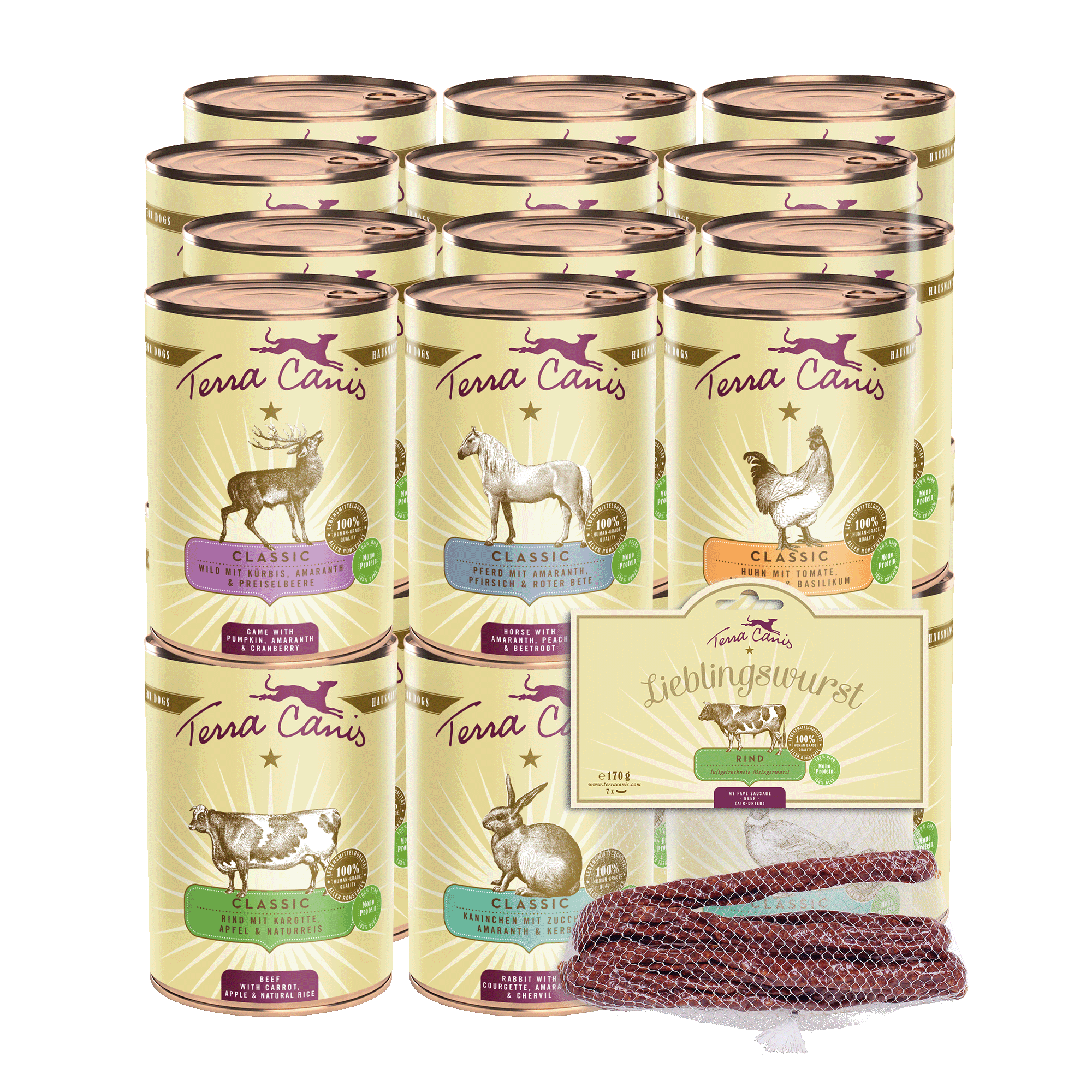 Gourmetpaket L - 24x 400g