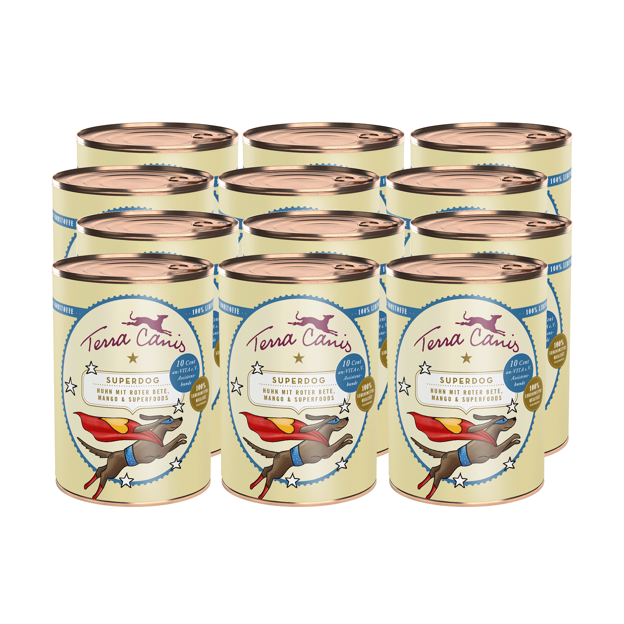 Superdog – Huhn mit roter Bete, Mango und Superfoods