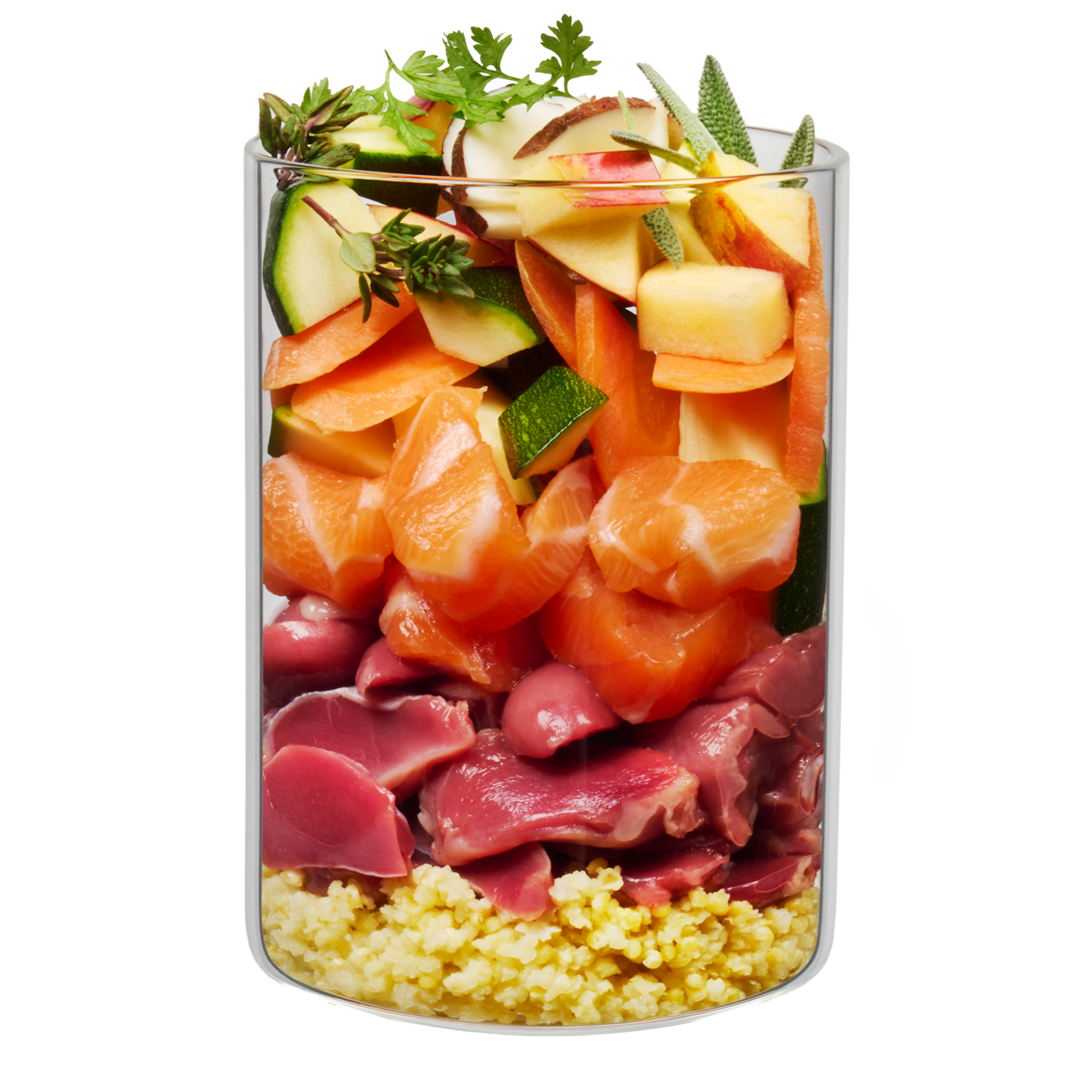 Poulet et Saumon