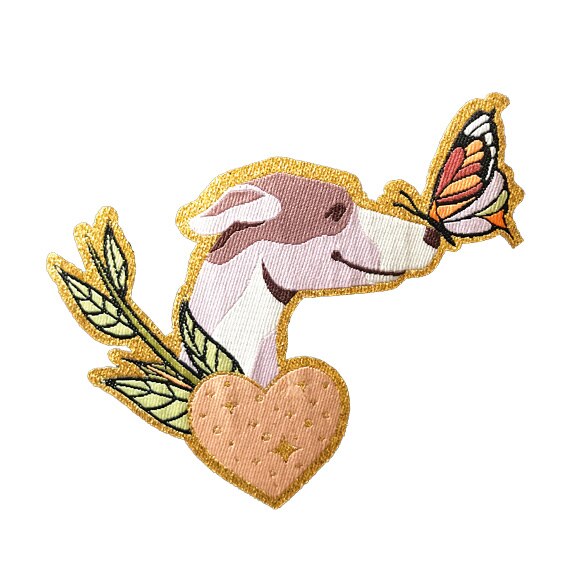 Terra Canis Patch - Dog & Butterfly
