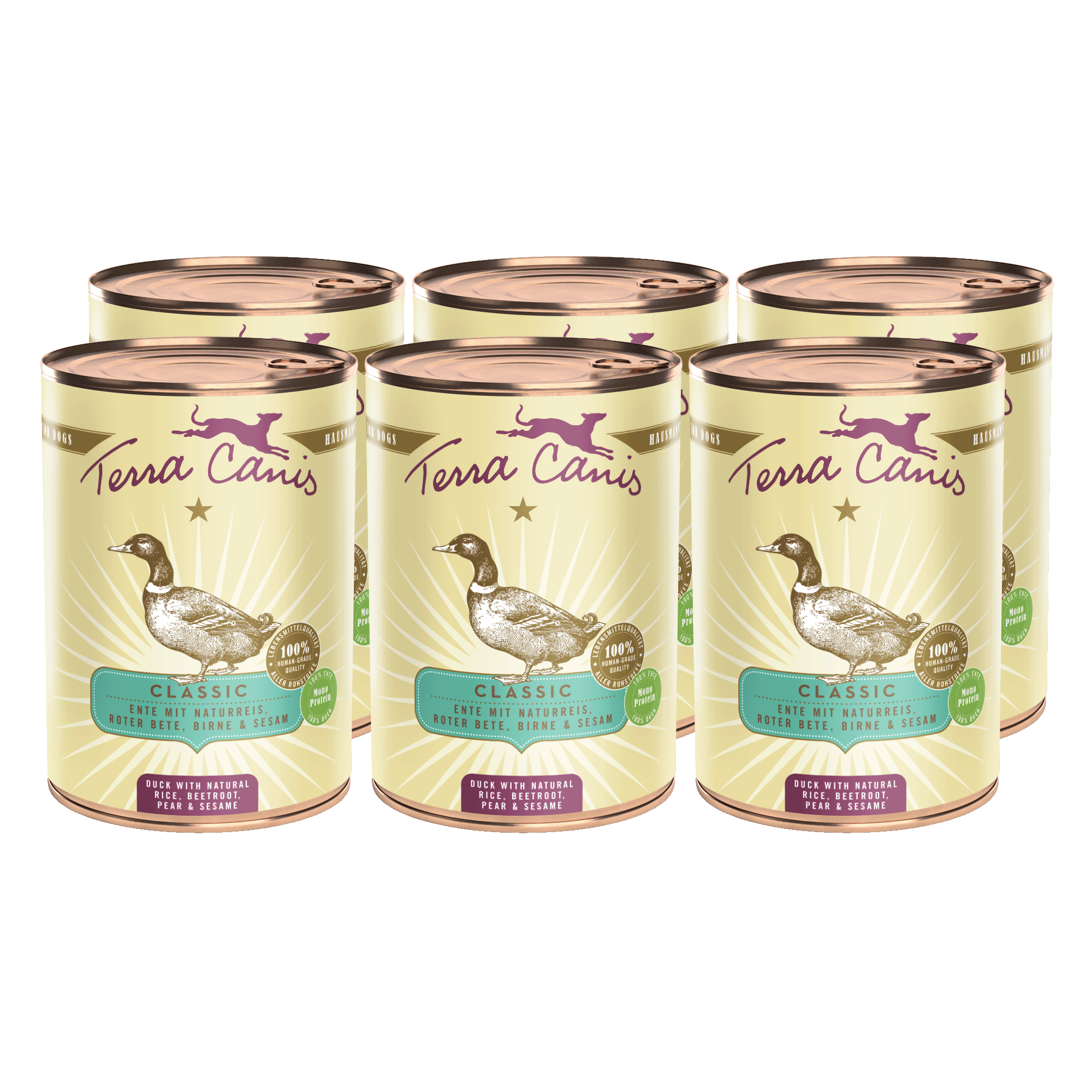 Ente mit Naturreis, Roter Bete, Birne und Sesam